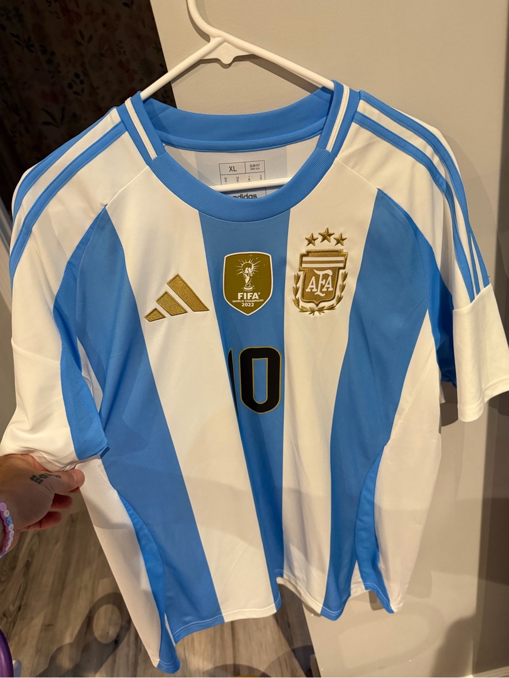 Adidas Blue & White Argentina Football Jersey